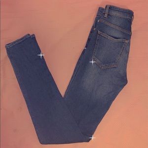 high rise h&m skinny jeans